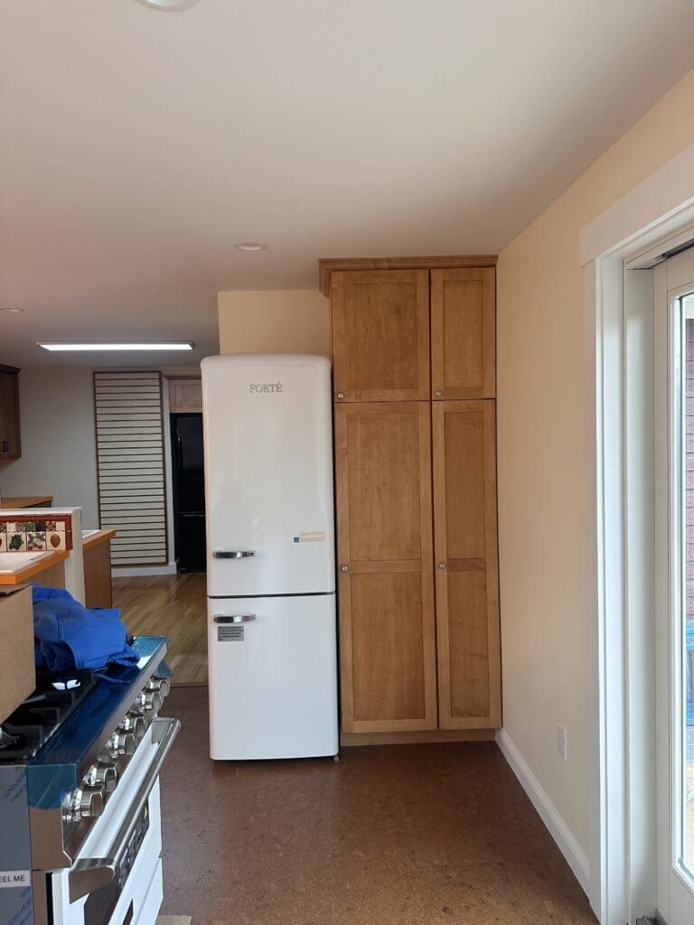 Kitchen renovations in a Maine home