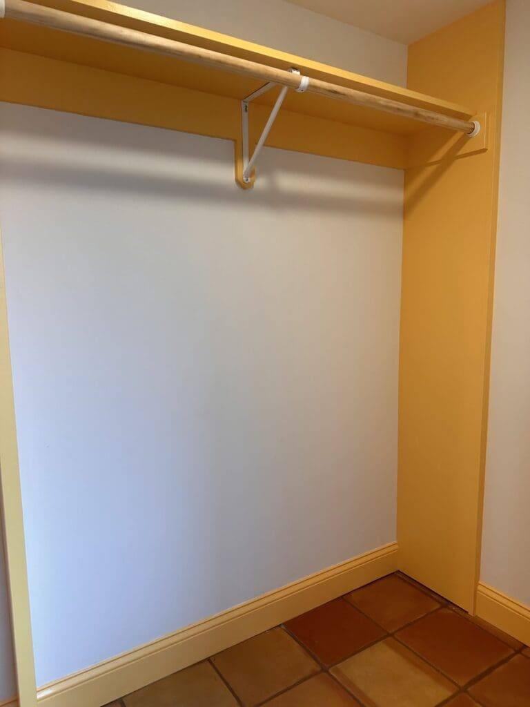 interior home renovations to a closet
