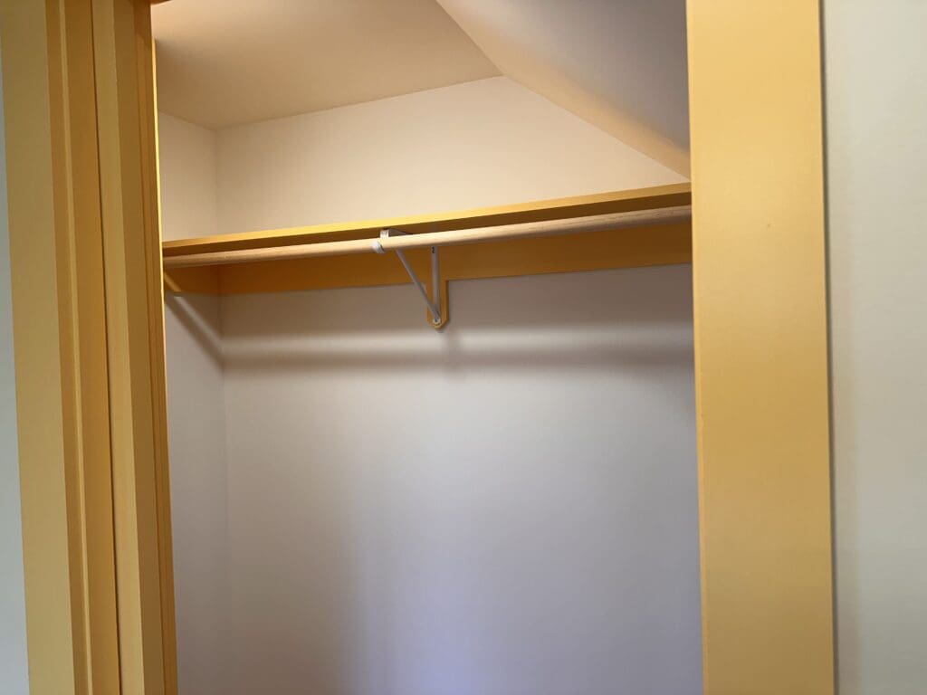 a custom closet installed by GWC builders