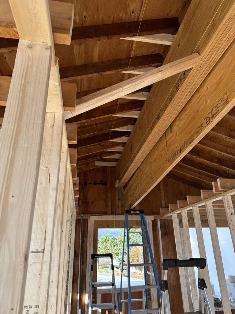 Home renovations being completed on a home in Maine
