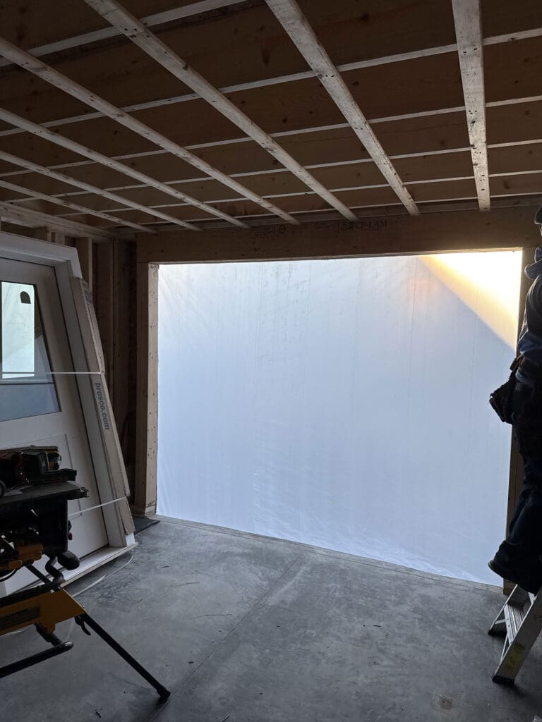 A Custom Maine home being built by GWC builders