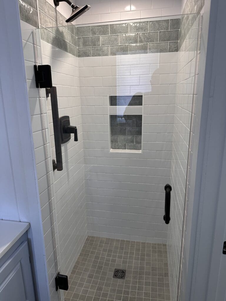 interior home renovations in a bathroom