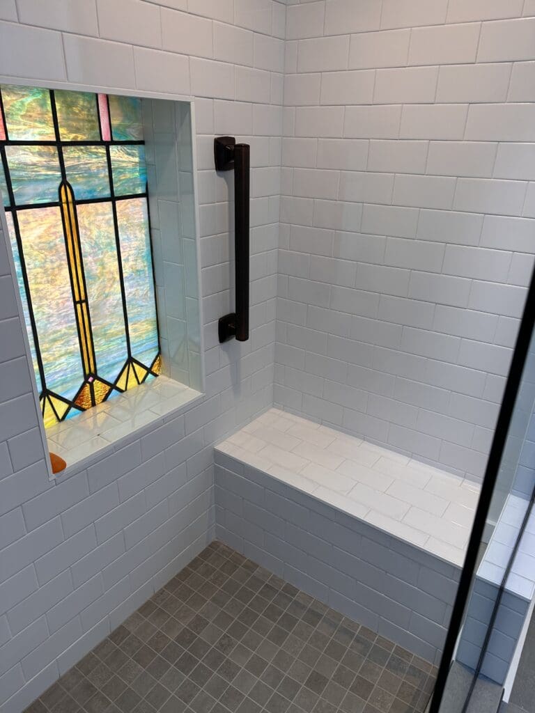 custom shower installation in Maine