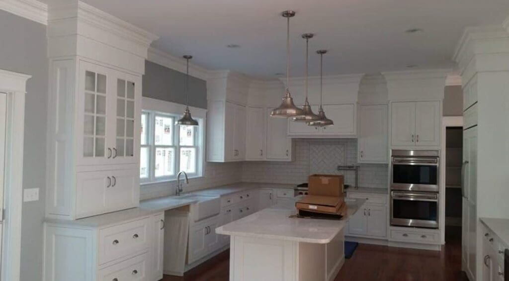 A kitchen renovation completed by GWC builders in Maine