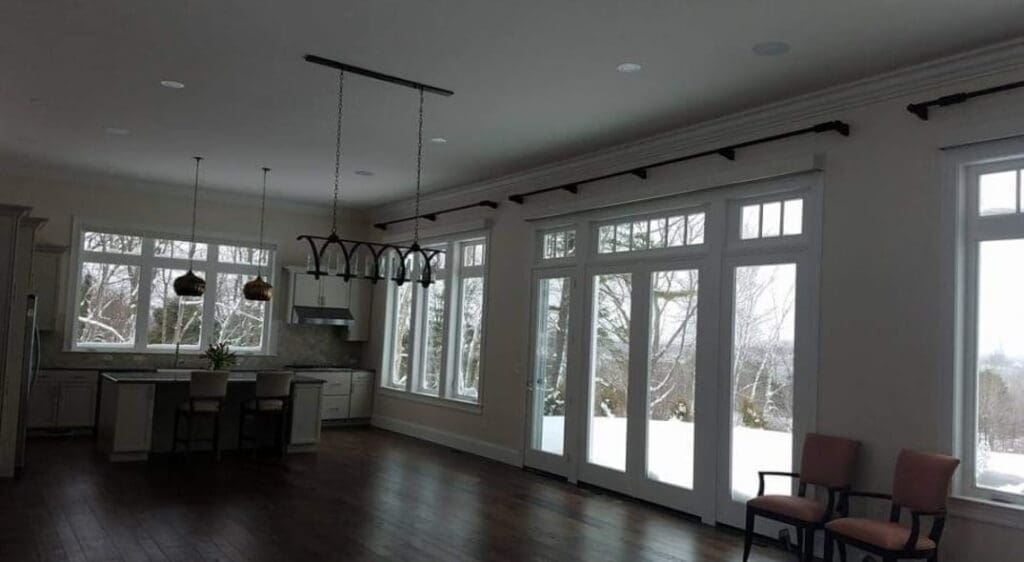 a freshly completed Maine kitchen renovation
