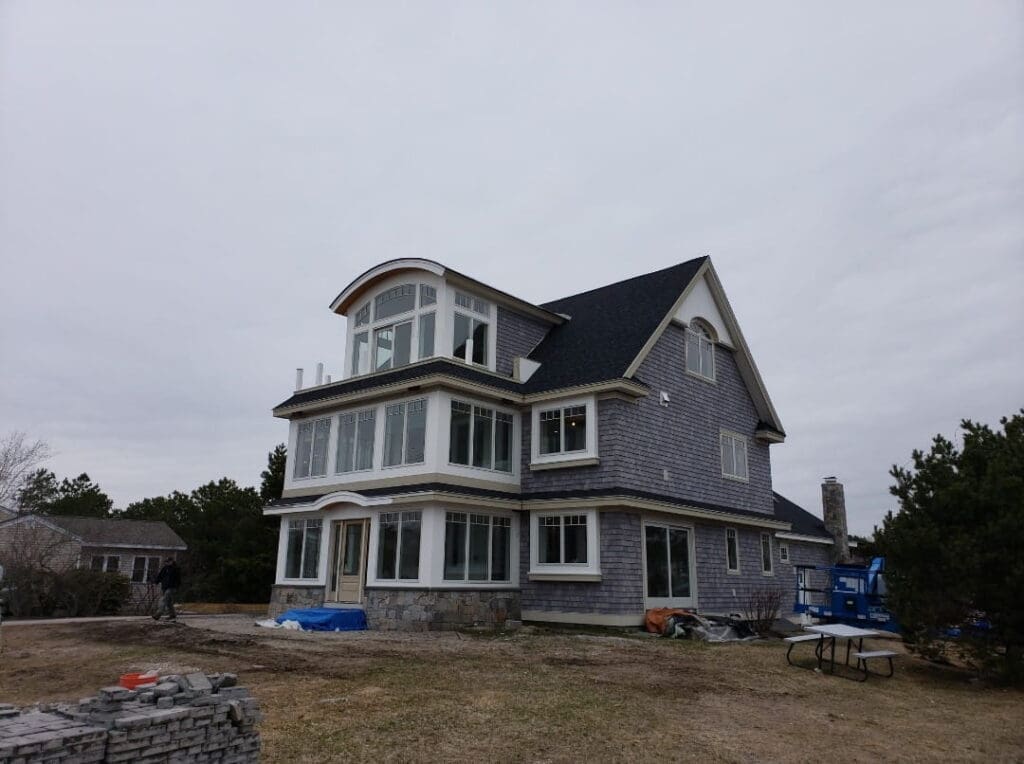 exterior renovations completed by GWC builders on a home in MAine