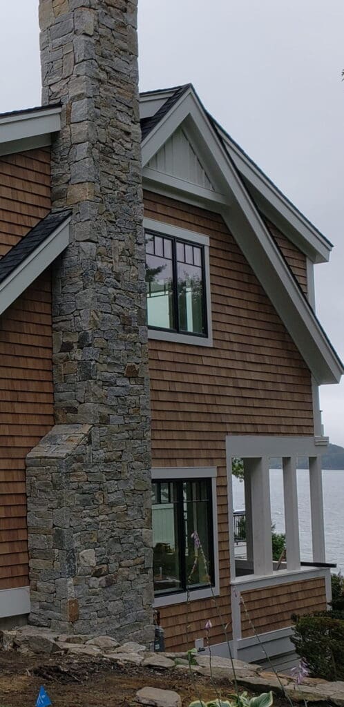 exterior renovations completed by GWC builders on a home in MAine